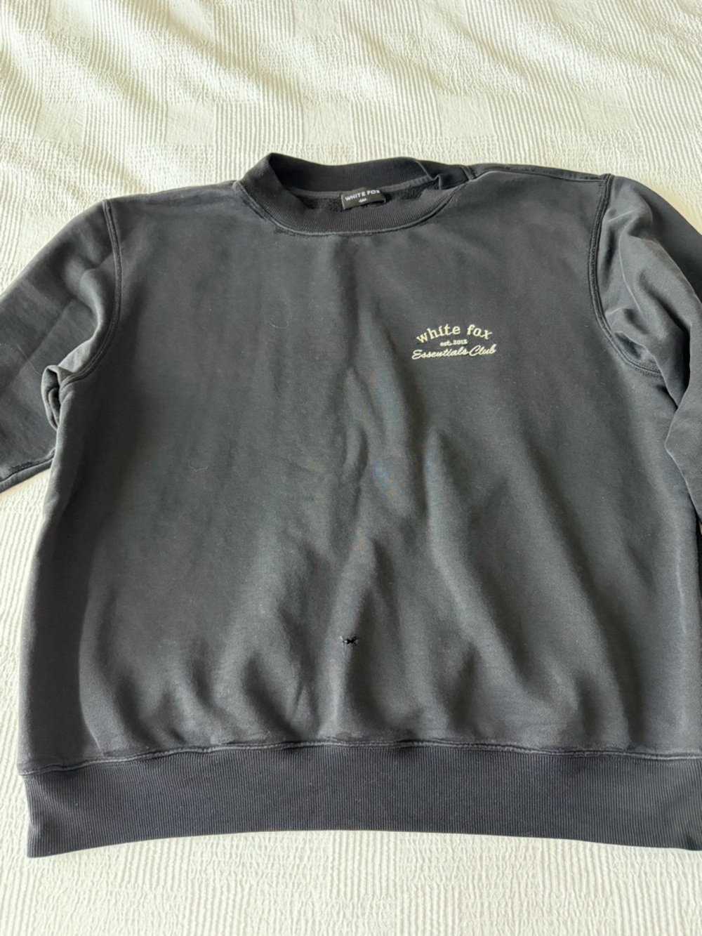 white fox crewneck